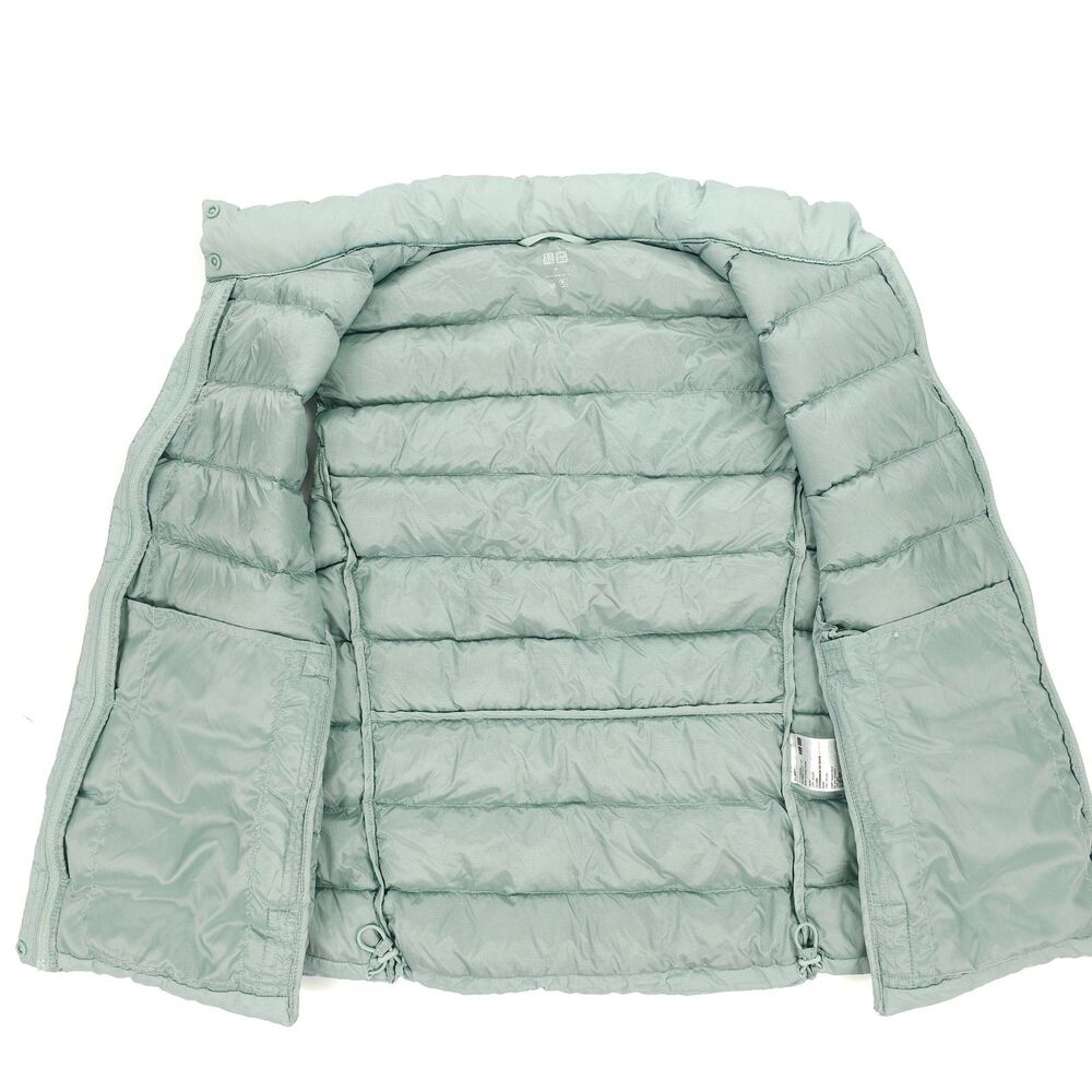 UNIQLO Ultra Light Down Puffer Vest DWR Quilted Soft Shell Minimal Gorpcore Sage - Picture 7 of 9
